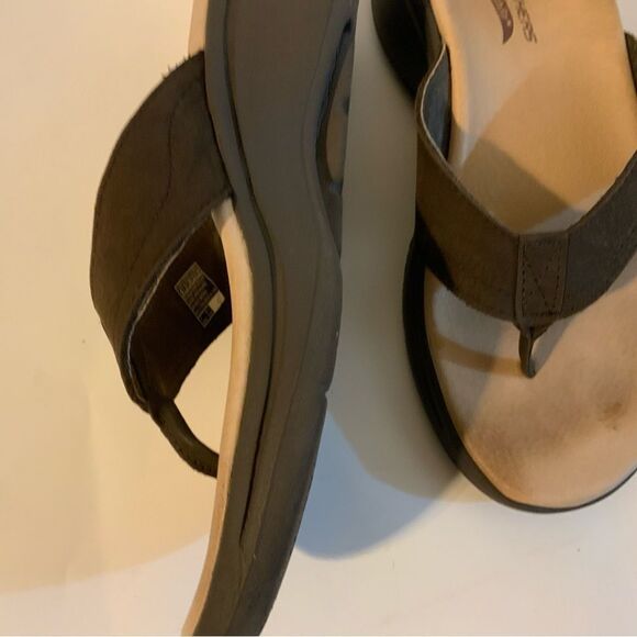 Sketchers Go Walk Sandals archfit size 6 brown - Picture 6 of 10